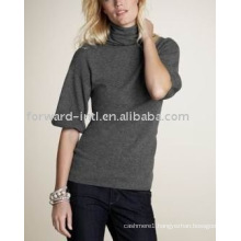 Wool Scrunch neck sweater